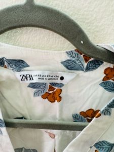 Zara White Shirt Dress