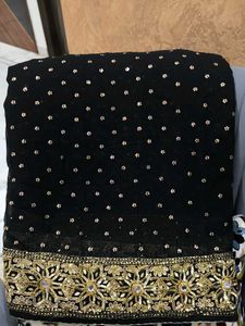 Formal Saree With Stiched Blouse Size 42"