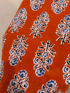 Orange shirt kurti