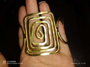 Golden Brass Vintage Arm Cuff