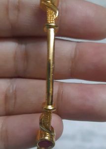 Pink Stone Single Bangle