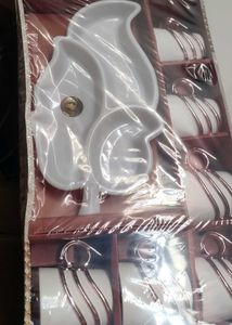 6 Cups Set With 1 Designer Plate