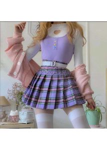 Plaid Mini Skirt