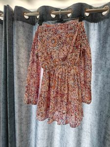 Floral Print Mini Dress