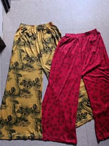 Wide Leg Lounge Pants Set
