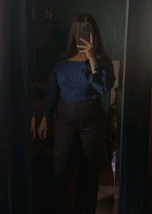 Y2k Fitted Full Sleeves Top