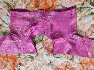 Pink Brocade Blouse