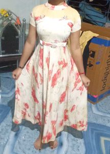 Floral Print Midi Dress