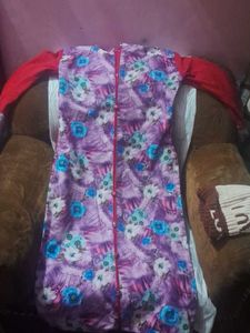Floral Print Kurta