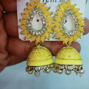 Brand New Partywear Earring With FREE COURIER BAGS