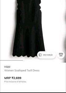 H And M Scallop Dress