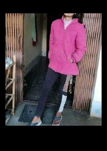 Pink Winter Wear Jacket
