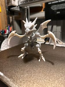 Scyther Pokemon Skeleton Figure kawaii 3d Printed