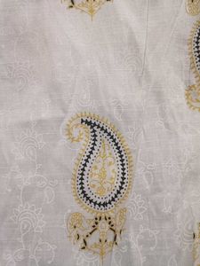 Elegant White Kurta By Large Size
