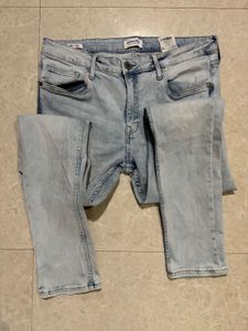 Jack &amp; Jones Skinny Fit Jeans – Light Blue Wash