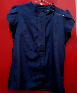 Navy Blue Stylish Top
