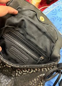 Black And Golden Juicy Couture Sling Bag