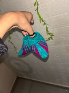 Handmade Knitted Baby Booties