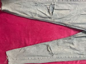Ripped Light Wash Jeans