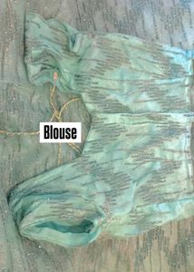 Sea Green saree