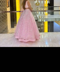Pink Lehenga Choli Set (check Description)