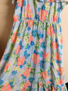 Flower Mini Dress