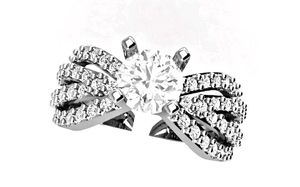 American diamond ring