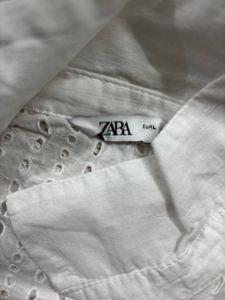 White Embroidered Zara Top | XXL
