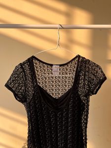 Pretty Lace Detailing Top