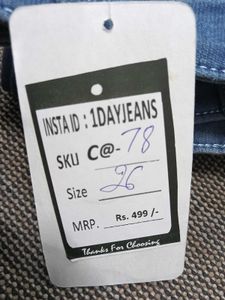 🥰C@78 Size-26 Cargo Jeans