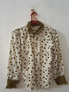 Patterned Long Sleeve Shirt🌷