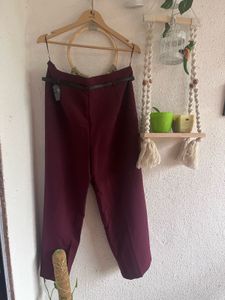 Maroon Trousers