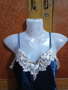 Blue Lace Nightgown