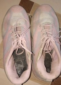 Pink & White Sneakers