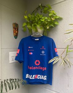 Oversized Balenciaga Print Tee
