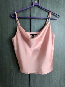 Forever 21 Satin Cowl Cami Top