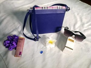 Rainbow Plaid Crossbody Bag