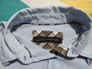 Zara Blue Fitted Shirt (L)