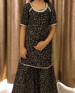 Floral Print Girls Skirt