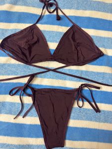 Dark Purple Bikini Set
