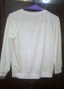 White Chanel Sweatshirt