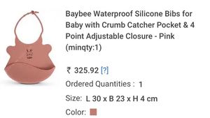 Baby Bib And Spoon