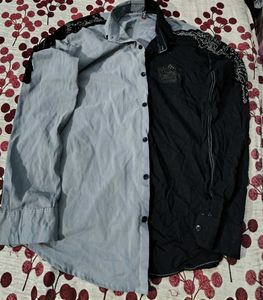 Stylish Two-Tone Shirt