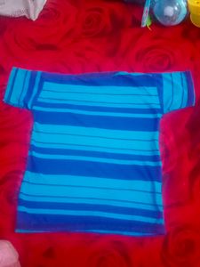 Blue And Sky Blue T Shirt