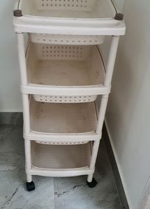 4 layer assembling household trolley trays