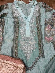 Elegant Embroidered Kurta Set