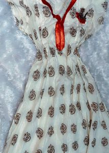 Paisley Print Anarkali kurti ❤️🌸