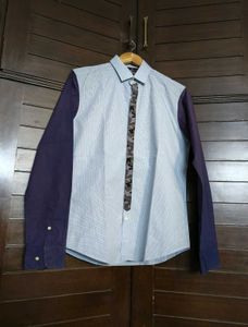 Mind Bridge Men Multicolored Checks Casual Shirt