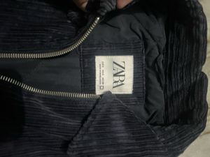Zara Navy Corduroy Jacket