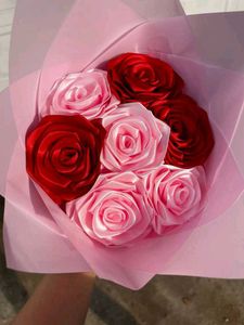 Ribbon Roses Bouquet 💐